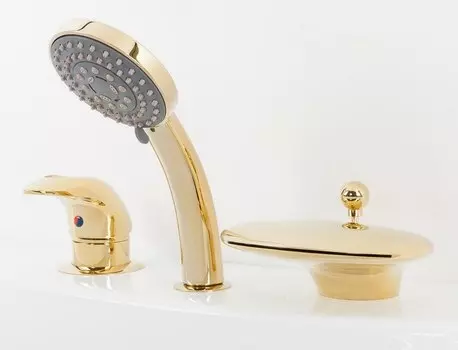 Смеситель для ванны Alpen золото (AS1104G)