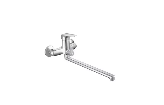 Смеситель с длинным изливом для ванны AQUATEK Вега AQ1042CR хром