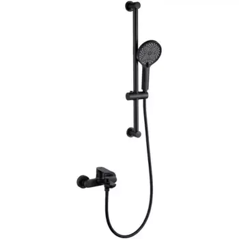 Смеситель для ванны Black&White Universell черный матовый