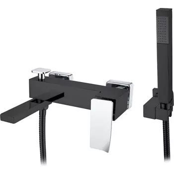 Смеситель для ванны Boheme Q черный хром