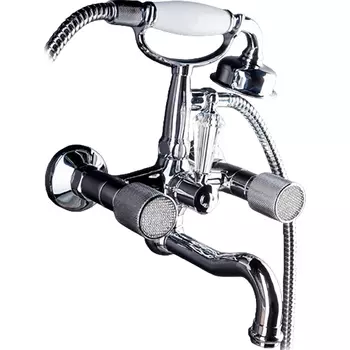 Смеситель для ванны Boheme Royal Cristal хром с переключателем Swarovski