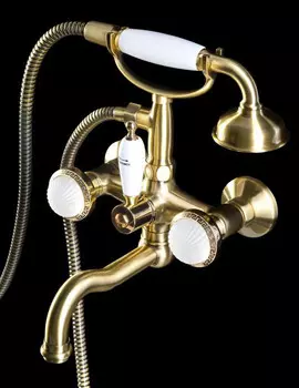 Смеситель для ванны Boheme Satine бронза глянцевая