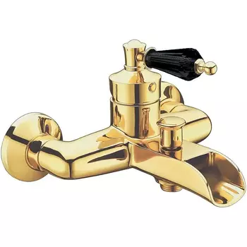 Смеситель для ванны Boheme Vogue золото с черным Swarovski