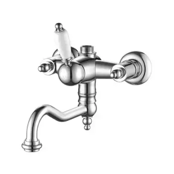 Смеситель для ванны Caprigo Adria-Uno 02-519-crm хром, белый