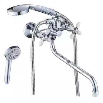 Смеситель для ванны с душем Cron CN127 CN22127-8 белый