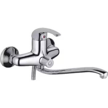 Смеситель с длинным изливом для ванны Cron CN29 CN2229 хром