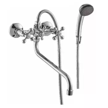 Смеситель для ванны с душем Cron CN08 CN2308 хром