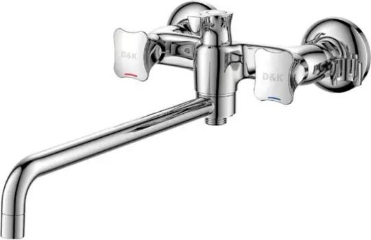 Смеситель для ванны D&K DA138 DA1383301 хром