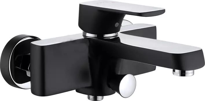 Смеситель для ванны с душем D&K Berlin Technische DA1433215 хром, черный