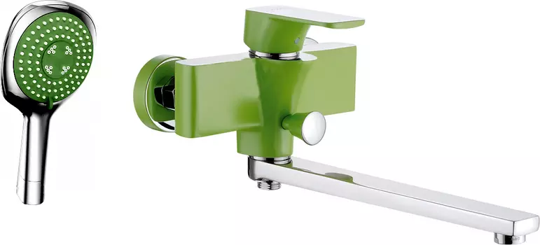 Смеситель для ванны D&K Berlin.Humboldt DA1433312 универсальный зеленый, хром