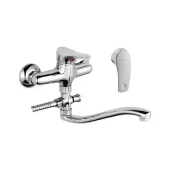 Смеситель для ванны с душем D-lin 301 D140301 хром