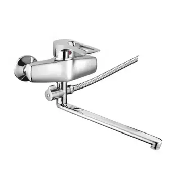 Смеситель с длинным изливом для ванны D-lin D140422 хром