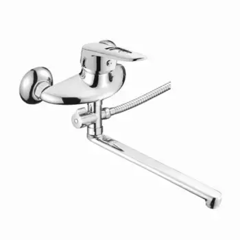 Смеситель с длинным изливом для ванны D-lin D140428 хром