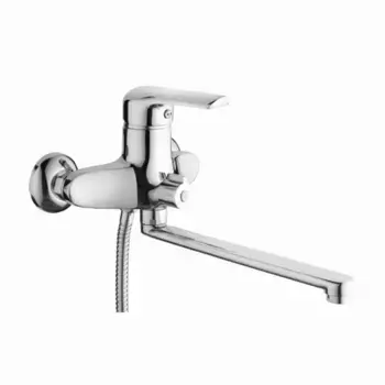 Смеситель с длинным изливом для ванны D-lin D146406 хром