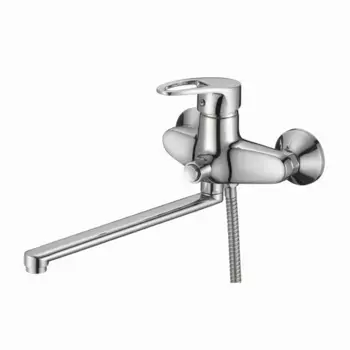 Смеситель с длинным изливом для ванны D-lin 452-5 D146452-5 хром