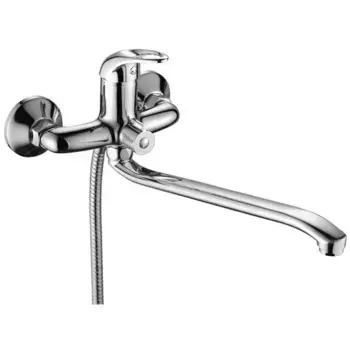 Смеситель с длинным изливом для ванны Fashun A2237 хром