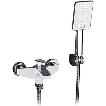 Смеситель для ванны Frap H58 хром белый