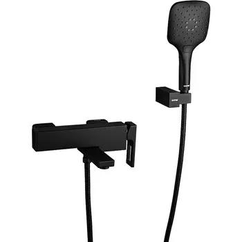 Смеситель для ванны Gappo черный матовый