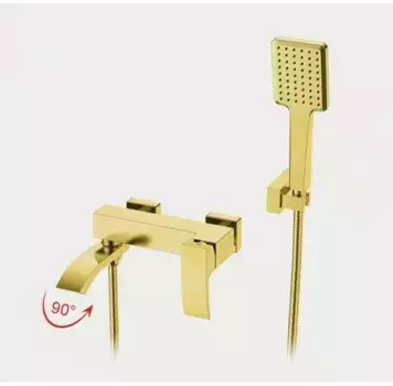 Смеситель для ванны Gappo золото глянцевое