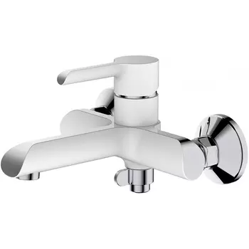 Смеситель для ванны Haiba HB60805-8 белый, хром