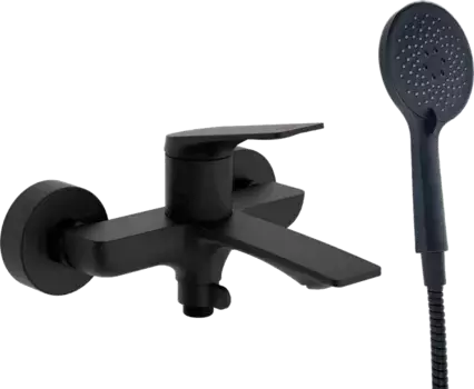 Смеситель для ванны с душем Haiba HB60816-7 черный