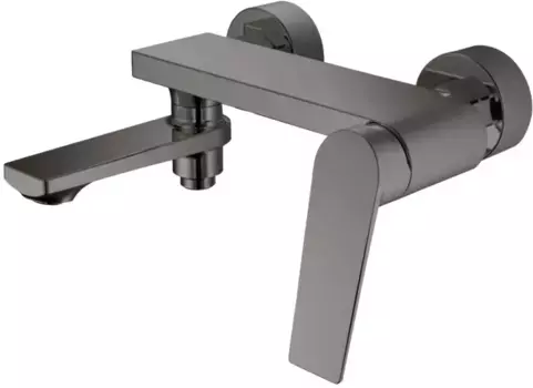 Смеситель для ванны Haiba HB60533-3 серый матовый, пепельный