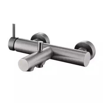 Смеситель для ванны и душа Caprigo Don темный хром, gun metal