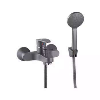 Смеситель для ванны с душем Plstart PL3205-17 графит