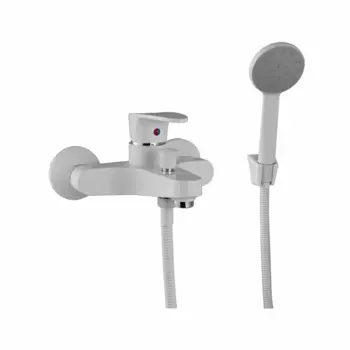 Смеситель для ванны с душем Plstart PL3205-8 белый