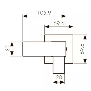 Смеситель для ванны KAISER Sonat (34777-2)
