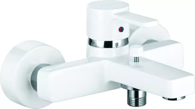 Смеситель для ванны с душем Kludi 386709175 белый, хром