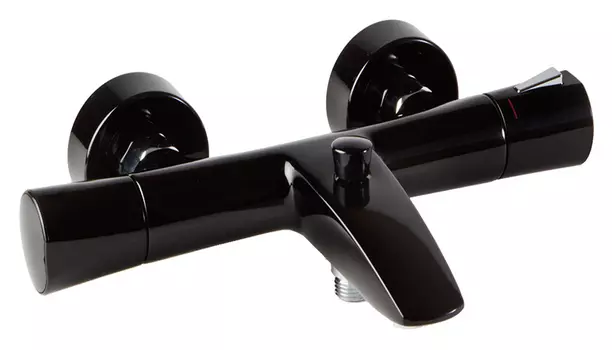 Смеситель для ванны Kludi хром, черный (351018638)