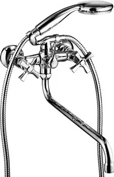 Смеситель для ванны Lemark Benefit LM2551C хром, с поворотным изливом