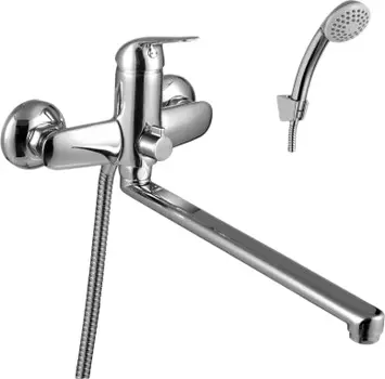 Смеситель для ванны Lemark plus Advance LM1251C хром, с поворотным изливом