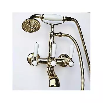 Смеситель для ванны Magliezza Bianco золото (50105-3-do)