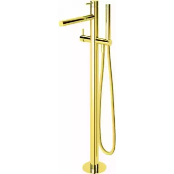 Смеситель для ванны напольный Cezares золото