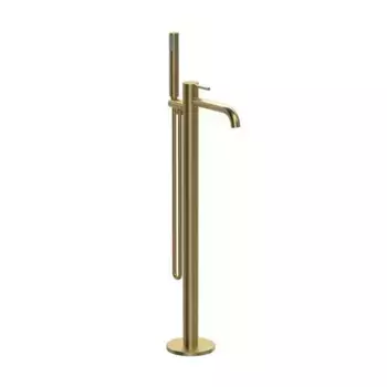 Смеситель для ванны напольный Raiber Graceful золото