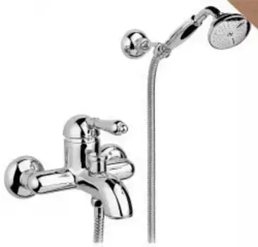 Смеситель для ванны Nicolazzi Classico 3401DB76 темная бронза, белый