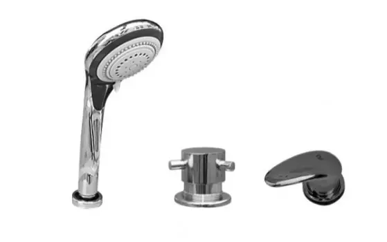 Смеситель на борт ванны Rav Slezak Dunai D475.5P хром