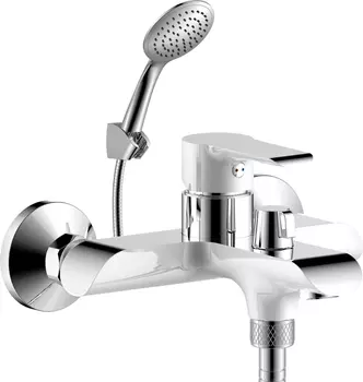 Смеситель для ванны Rossinka W35-31 белый, хром