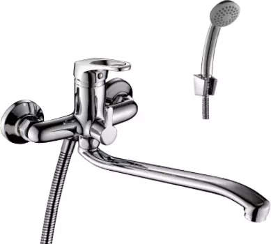 Смеситель для ванны Rossinka B35-34 универсальный хром