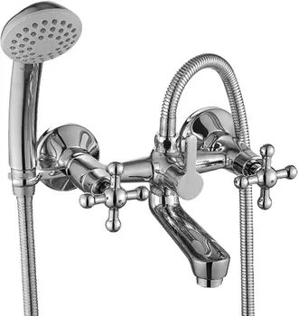 Смеситель для ванны Rossinka G02-83 универсальный хром