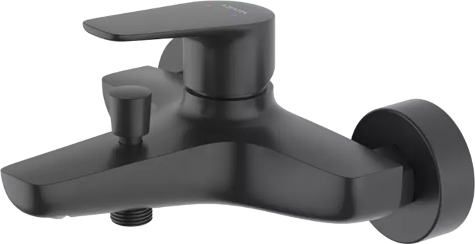 Смеситель для ванны с душем AQUATEK Бетта AQ1140MB матовый черный