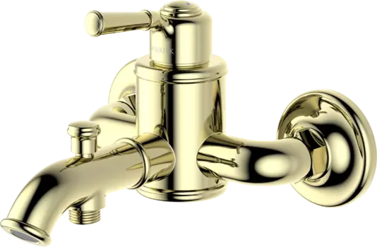 Смеситель для ванны с душем AQUATEK Классик AQ1540PG полированное золото