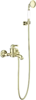 Смеситель для ванны с душем AQUATEK Классик AQ1549PG полированное золото