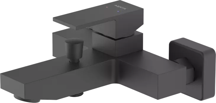 Смеситель для ванны с душем AQUATEK Либра AQ1640MB матовый черный