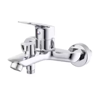 Смеситель для ванны с душем BelBagno Due хром