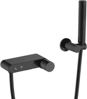 Смеситель для ванны с душем Boheme Stick черный матовый