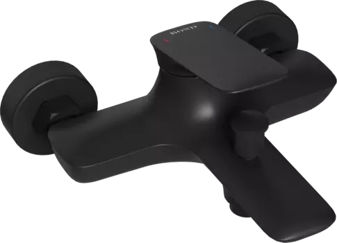 Смеситель для ванны с душем BOND Cube B03-3188 черный матовый