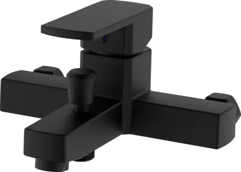 Смеситель для ванны с душем DIWO Суздаль SU-02b черный матовый